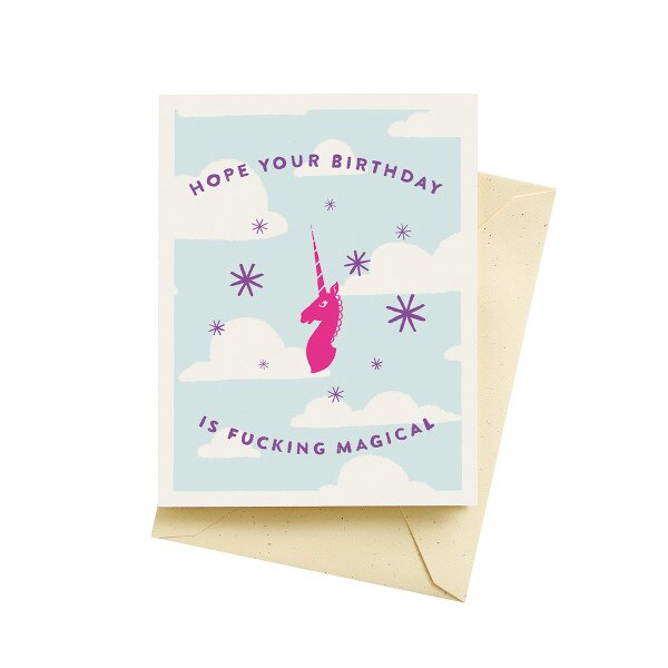 Magical Unicorn Birthday Card