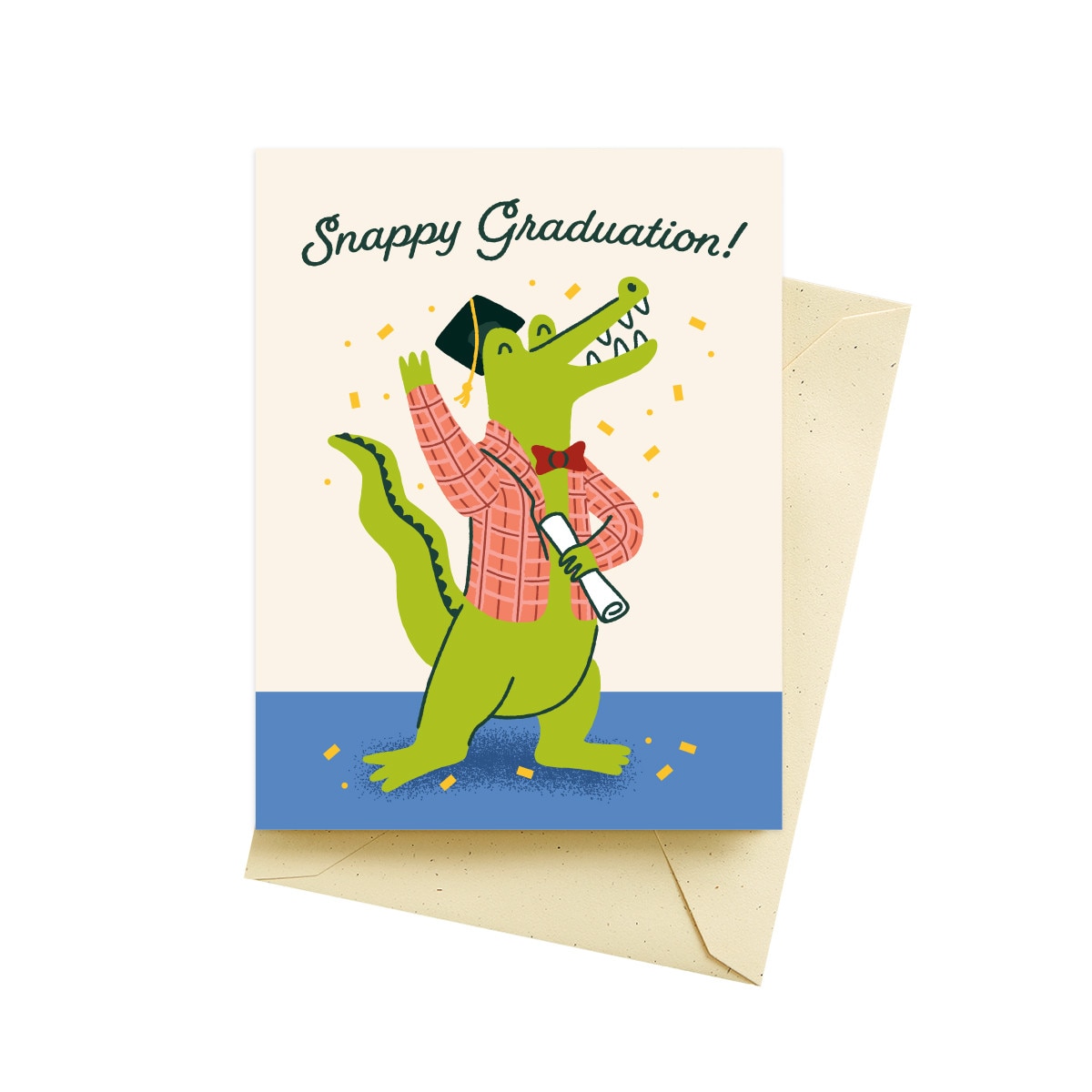 Snappy Gator Graduation Card | Seltzer Goods