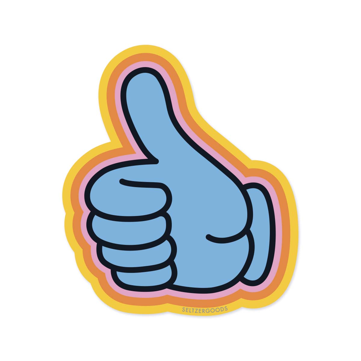 Thumbs Up Sticker | Seltzer Goods Thumbs Up Sticker | Seltzer Goods